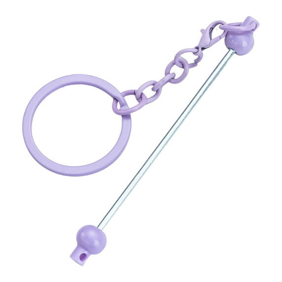 10Pcs Beadable Keychain Beading Keyring Charm Key Holder Keychain Accessories Bag Pendant for Keychain Jewelry Making