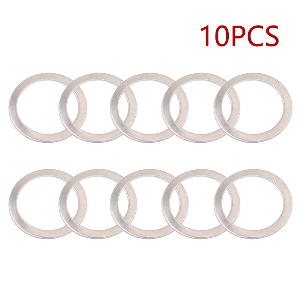 10Pcs Bicycle Pedal Spacer Crank Cycling Bike Aluminum Ring Washers