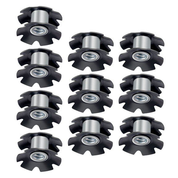 10Pcs Bicycles Headsets Star Nut Mountain Bike Fangled Nut Front Fork Mount Cores Fastening Bolts Easy to Install