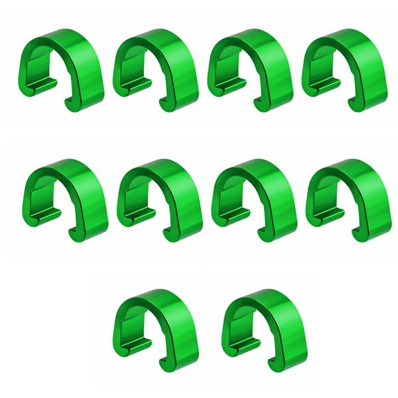 10Pcs Bike Brake Cable Housing Clip Aluminum alloy Guide Brake Cable C-clip Guide Clamps for Mountain Bike Road Bicycles