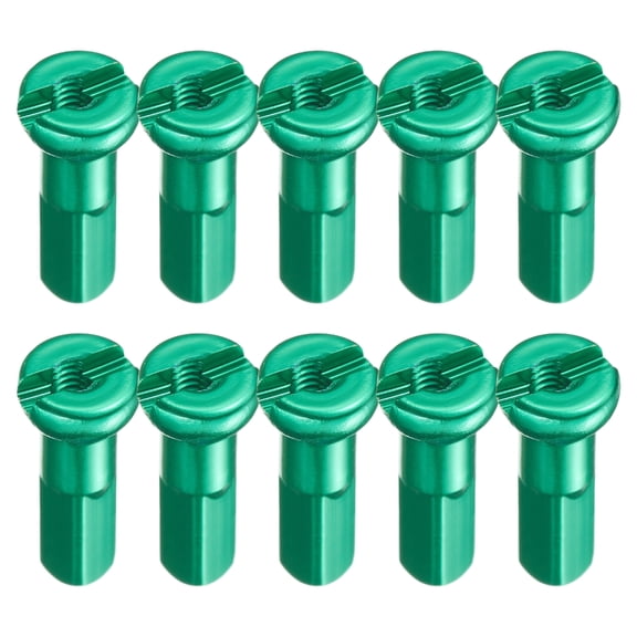 10Pcs Bike Spokes Nipples Caps Head End Tip Wheel Spokes Nipples Decoration for Mountain Road Bicycles Enduring