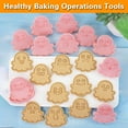 thumbnail image 1 of 10Pcs Biscuit Mold,Halloween Ghost Shaped Cookie Cutters,Chocolate Fondant Baking Mold for Kitchen, 1 of 10