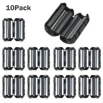 10Pcs Black Clip On Clamp RFI Noise Ferrite Core For 5mm Cable,Vsgery,Black