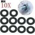 thumbnail image 1 of 10Pcs Black Rubber Sealing Oil Drain Plug Gasket Washer Replacement 12616850, 1 of 5