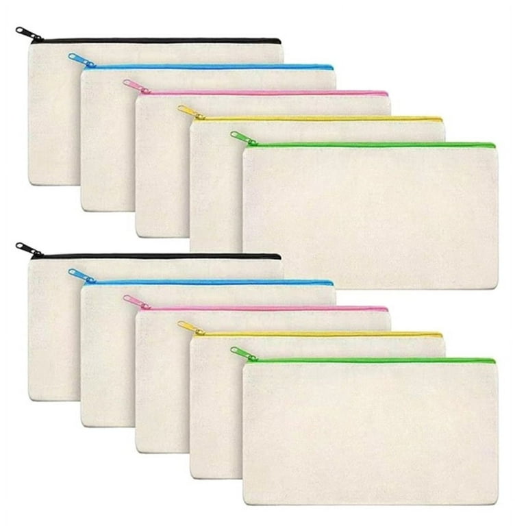 Canvas zipper shop pouch walmart