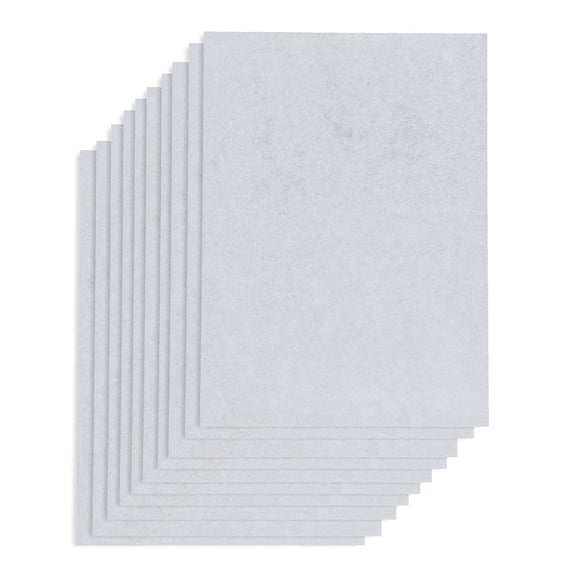 10Pcs Blank Heat Shrink Papers, 6Inchx8inch Film Sheets Art Printable for Keychain DIY Crafts , 0.3mm Rough Grinding