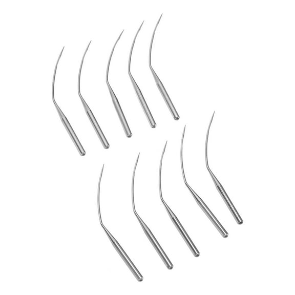 10Pcs Blindstitch Curve Sewing Needle Size 10/70 Smoothing Steel Sturdy LWX6T Sewing Needles for Repair Replacement