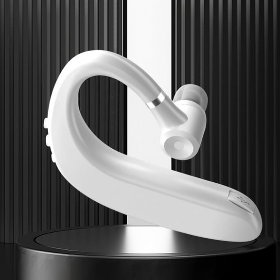 10Pcs Bluetooth Headset Single Ear! Yrmaups Bluetooth Headset Single Ear, Wireless Business Headset with Noise Cancelling for Driving Calls and Sports, Ergonomic Ear Hook Design, Lightweight