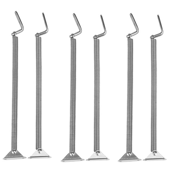 10Pcs Boat Marine Hardware Part Stainless Steel Line Hatch Spring 8-1/4 Inch