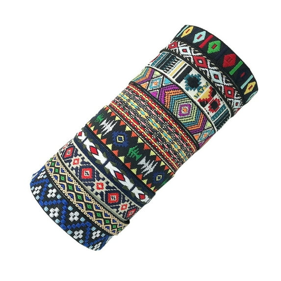 10Pcs Bohemian Bracelet Colorful Woven Friendship Wristchain for Everyday Wear