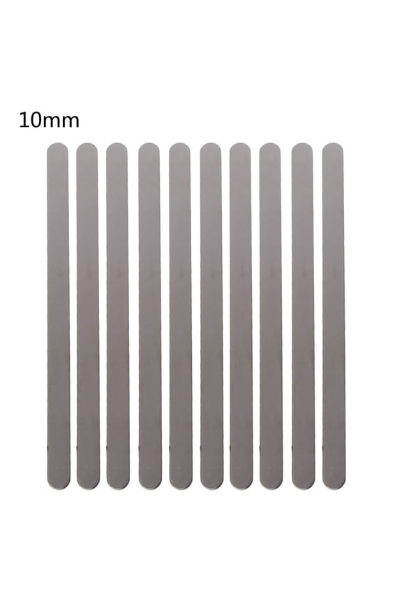 10Pcs Bracelet Blanks for Stainless Steel Cuff Bangle for Jewelry Making