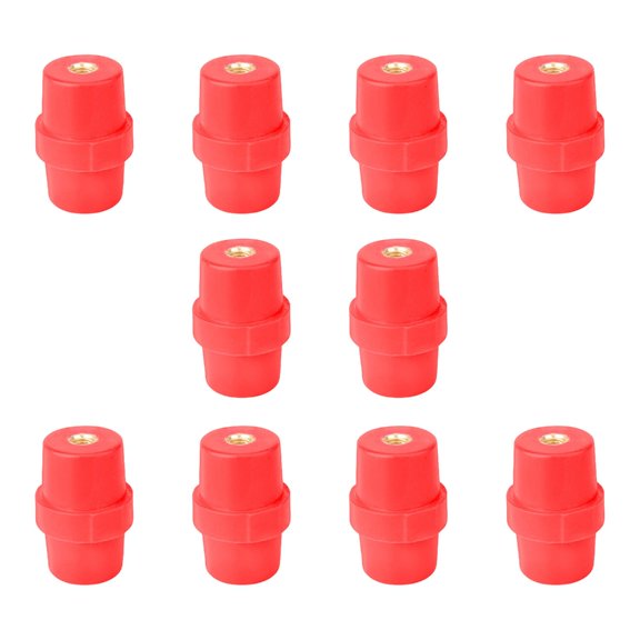 10Pcs Busbar Insulator Supporter Distribution Cabinet Insulator Pillar