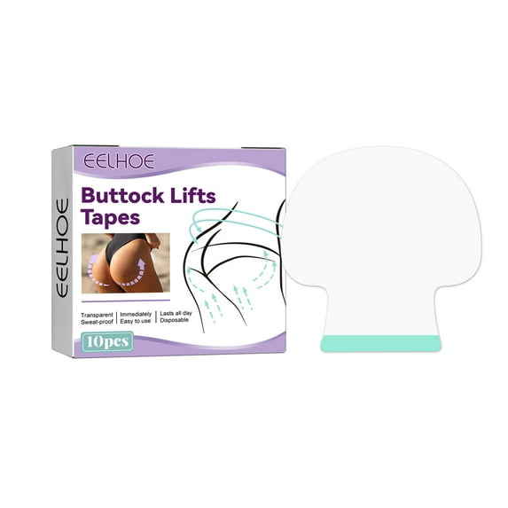 10Pcs Buttock Lift Tapes Immediately Transparent Adhesive Sweatproof Disposable Instantly Lift