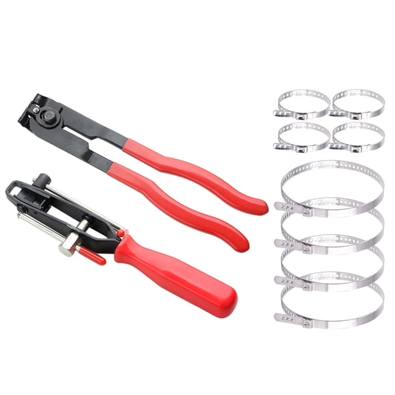 10Pcs CV Clamp Tool CV Joint Boot Clamp Pliers CV Boot Clamp Ear Clamps Pliers