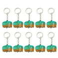 thumbnail image 1 of 10Pcs Campers Keychain Soft Silicone Motorhome Charm Keyring for Camping Enthusiasts Portable Backpacks Accessory, 1 of 8