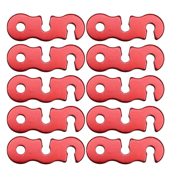 10Pcs Camping Tent Rope Adjuster Guy Rope Tensioner NonSlip Tent Rope Cord Adjuster for Tent Rope Buckles Adjuster