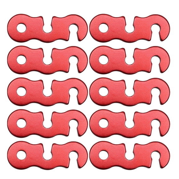 10Pcs Camping Tent Rope Adjuster Guy Rope Tensioner NonSlip Tent Rope Cord Adjuster for Tent Wind Rope Buckle Adjuster