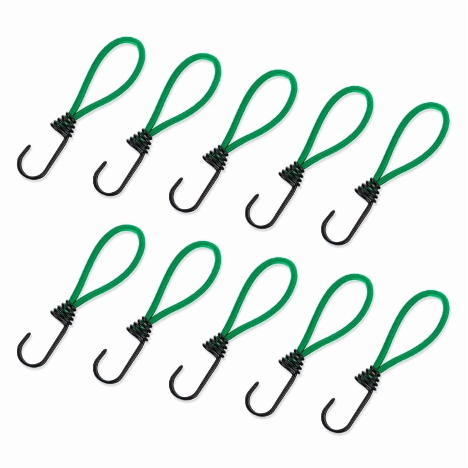 10Pcs Campings Tent Fixations Elastics Stretch Rope with Hook Tent ...