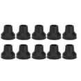 10Pcs Cane Tips Rubber Skid Resistance Wearproof Walking Crutch Tips