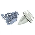 thumbnail image 1 of 10Pcs Car Auto Interior Door Trim Clips Card Door Panel Clips & 30 Pcs Fastening Screws Gray Flange Bumpers Clips, 1 of 8