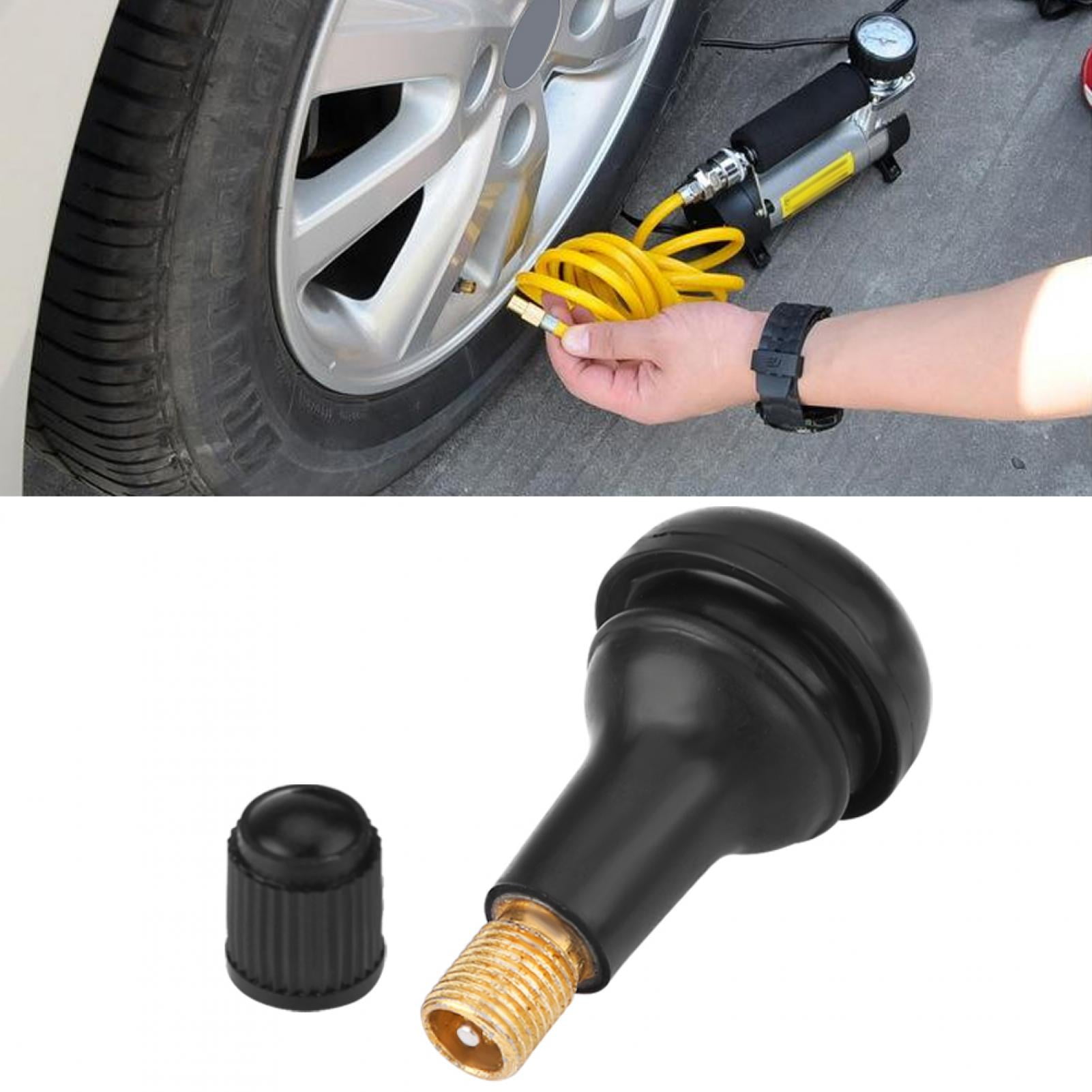 10Pcs TR415 Short Rubber Valve Stems – Universal Snap-in Tire Valves For Cars & Motorcycles