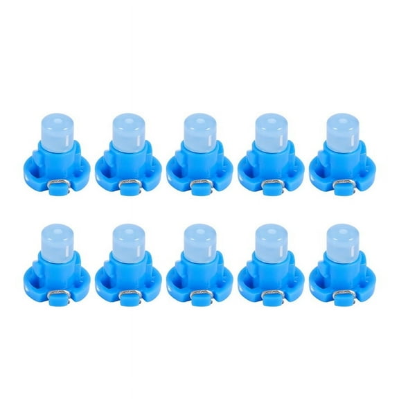 10Pcs Car Dash Instrument Base Light Lamp T4.2 COB Car Wedge Dashboard Bulb DC12V Lamp,10 x LED bulb,blue