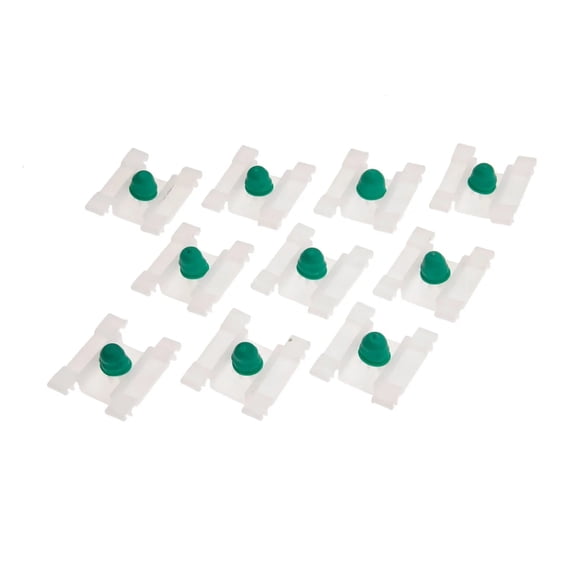 10Pcs Car Door Exterior Trim Panel Clips Bumpstrip Strip Moulding Rivets Auto Fastener Clip For MK3 Golf Short Stem