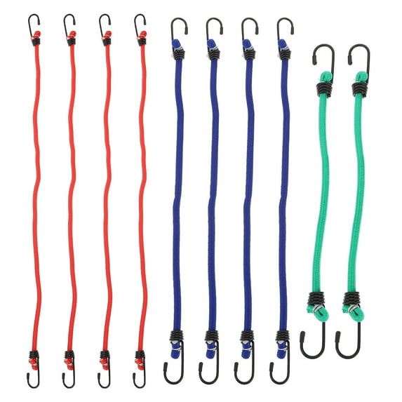 10Pcs Car Luggage Fixing Straps Belts Tie Belts Assorted Color