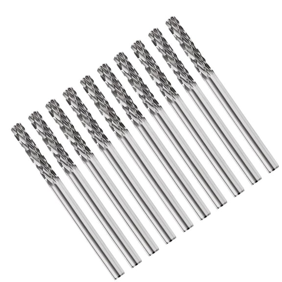 10Pcs Carbide Rotary File C Type 3Mm Shank Tungsten Steel Milling Cutter