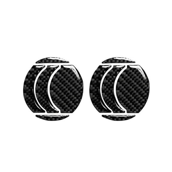 10Pcs Carbon Fiber Style Car Dashboard Air Outlet Vent Trim Cover For Nissan 350Z 2006-2009 ABS Plastic