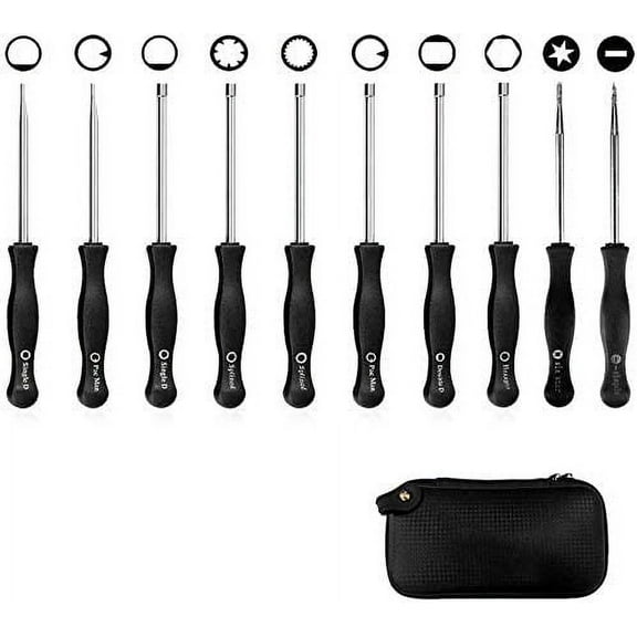 10Pcs Carburetor Adjustment Tool Kit With Carrying Case, Common 2-Stroke Carburetor Engine Adjustment Tool