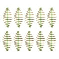 thumbnail image 1 of 10Pcs Carp Fishing Inline Spring Feeder Coarse Bait Cages Terminal Tackle,5.5Cm, 1 of 4