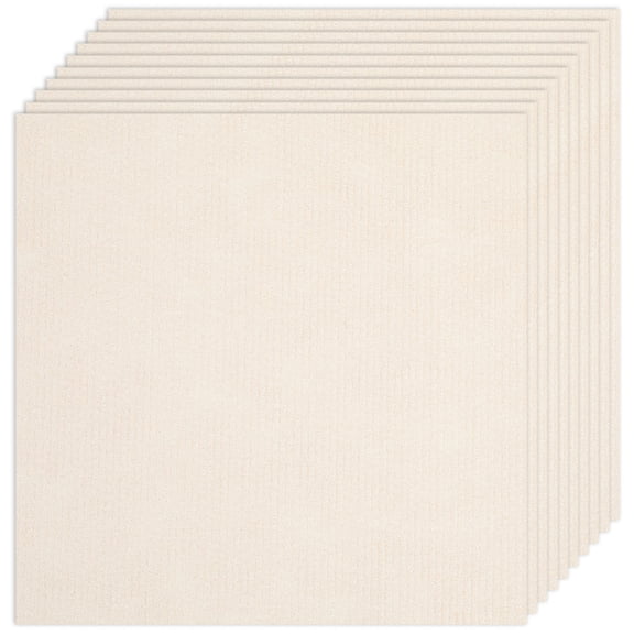 10Pcs Carpet Tiles Peel and Stick 12" x 12" Square Carpet Floor Tile Non-Slip Soft Padded Carpet Tiles Self Adhesion Floor Mat for DIY