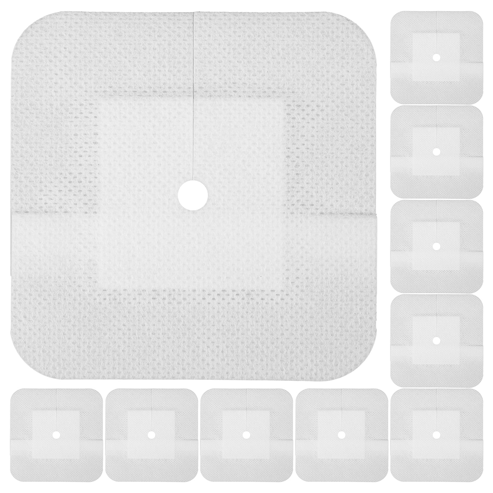 10Pcs Catheter Fixing Stickers Catheter Fixators Antislip Catheter