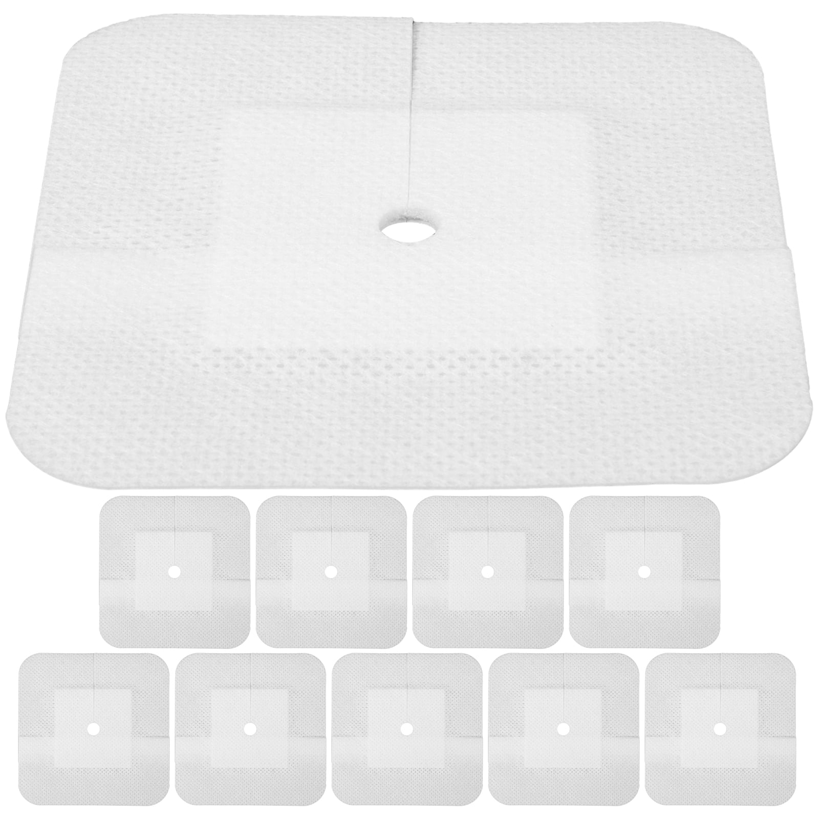 10Pcs Catheter Fixing Stickers Catheter Fixators Antislip Catheter