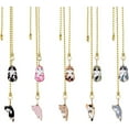 thumbnail image 1 of 10Pcs Ceiling Fan Pull Chain Extenders 13.7 Inch Enamel Cat Charm Light Pull Chain Adjustable Decorative Extension Connector Hanging Ornaments for Lighting Lamp Decor, 1 of 8