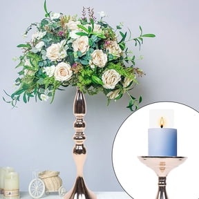 10Pcs Centerpiece Riser, Wedding Candle Holder, Gold Flower Arrangement Stand, Flowers Vase Stand for Wedding Centerpiece Birthday Anniversary Party Tablescape Decoration