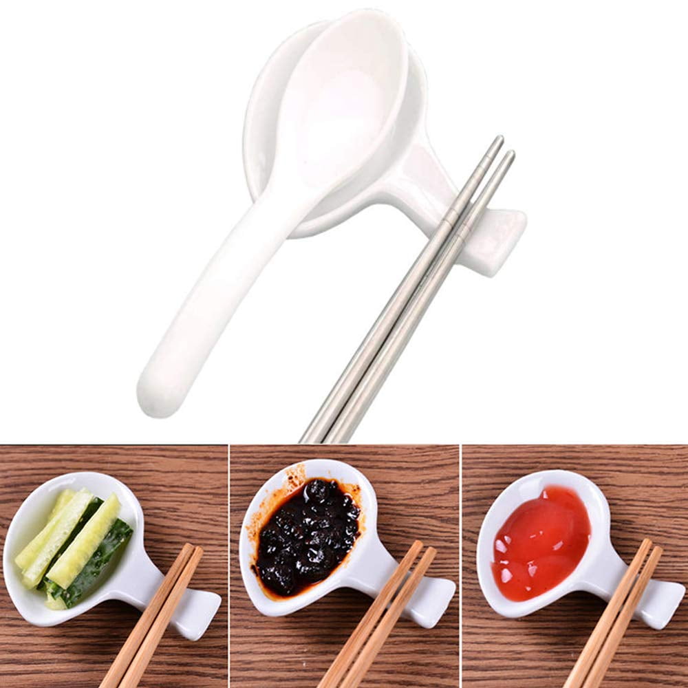 50PCS Chopsticks Rest Little Chopsticks Stands Spoon Fork Holder Set - View #13