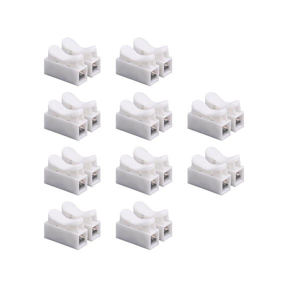 10Pcs Ch-2 6A Quick Connect Terminal Wire Branching And Parallel Connector YIWEI