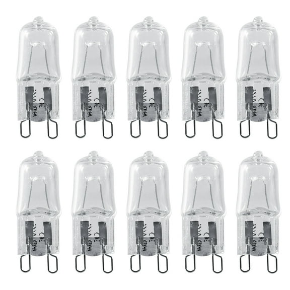 10Pcs Chandelier Bulb, G9 Light Bulb, 120V 40W Lighting Replacement For Bedroom Home Pathway Park