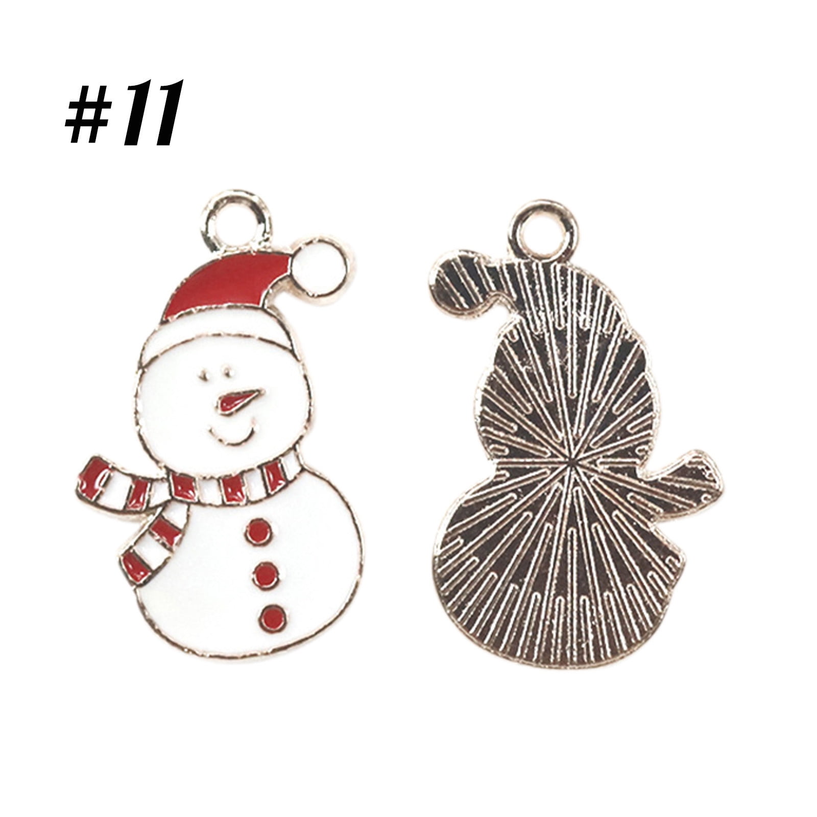 10Pcs Charms For Jewelry Making DIY Christmas Charms Accessories