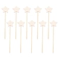 thumbnail image 1 of 10Pcs Children Fairy Wands DIY Fairy Wands Star Shape Fairy Sticks Unpainted Fairy Wands, 1 of 6