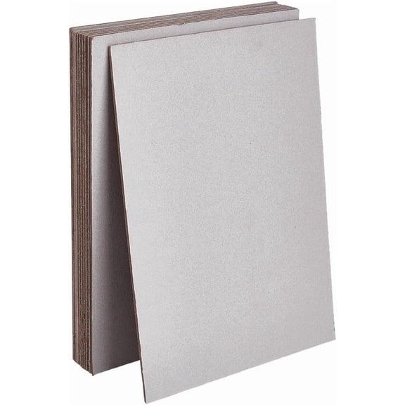10Pcs Chipboard Sheets 8.3x11.6 Inch 120PT(Point) Heavy Weight Paper Cardboard DIY Craft Bookboard Binders Board