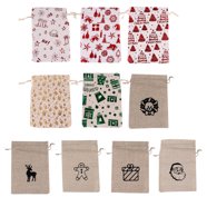 100 Pcs Autocollant Fête De Noël Cookie Candy Package Sacs Plastique En