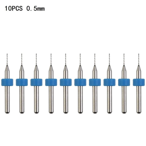 10Pcs Circuit Board Pcb Drill Bits Kit Carbide Tungsten Steel Drill Bit Set