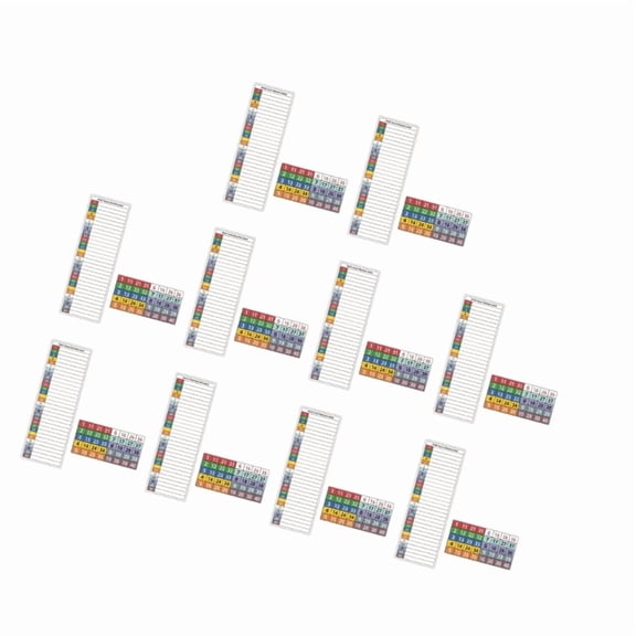 10Pcs Circuit Breaker Label Adhesive PVC Electrical Cabinet Label for Factory