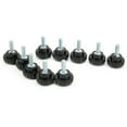 10Pcs Clamping Knob Jig Bolt Lathe Hand Grip Twist Nut Straight Thread