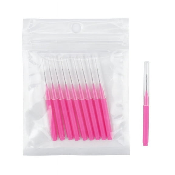 10Pcs Cleaner Interdental Brush Dental Floss Brushes Braces Light Tooth Picks Flossers Picks Eyelash Brush Beauty Tool Brush