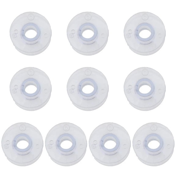 10Pcs Clear Bobbins Empty Bobbin Thread Winders Sewing Machine Threads Spool for Stitching Tailoring