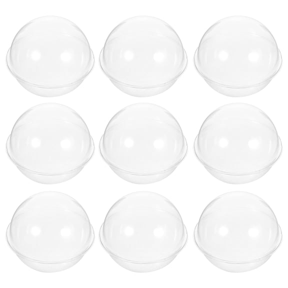 10-Pack Round Clear Cake Boxes 5.24x5.24x4.52 in 390ML Mousse Containers for Bakery Packaging and Minimalist Baking Supplies